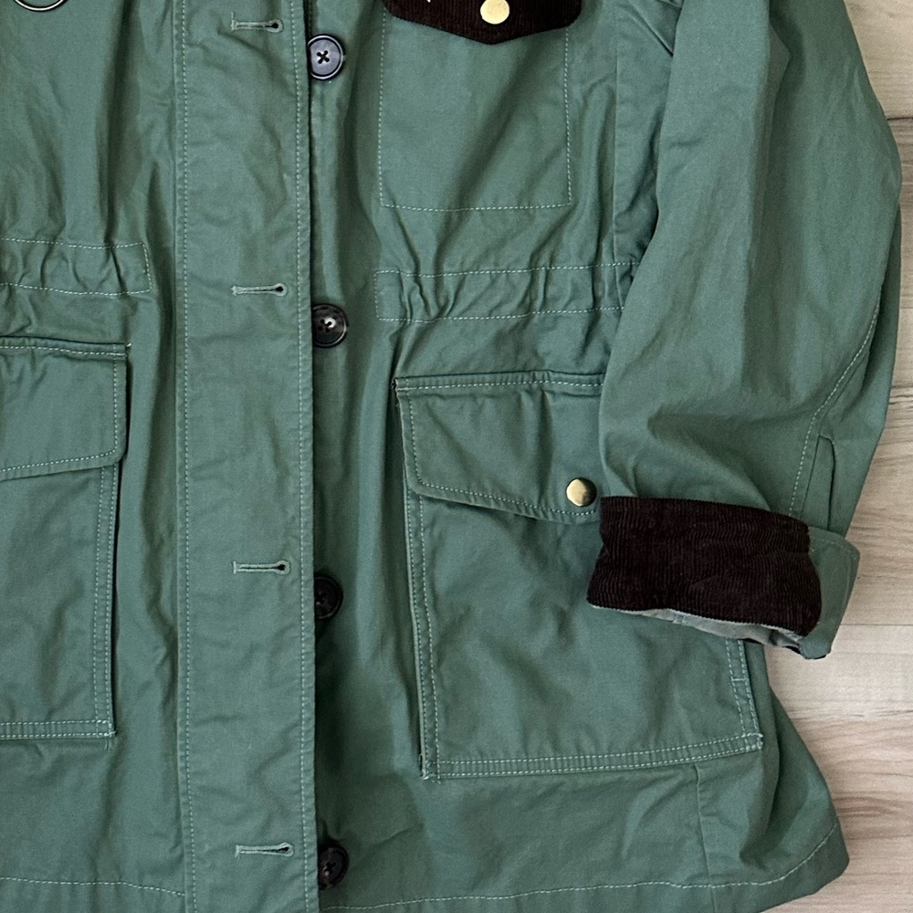 J Crew green barn jacket - large - Picture 3 of 3